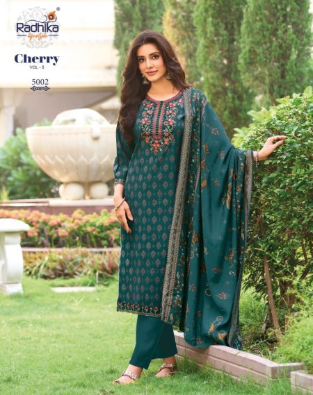 Cherry Vol 5 By Radhika Model Kurti With Bottom Dupatta 