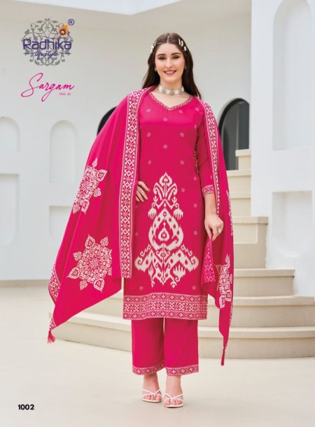 Sargam Vol 1 By Radhika Gaji Silk Kurti With Bottom Dupatta