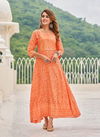 Radhika Twinkle Rayon Printed Ethnic Wear Anarakli Kurti Collection