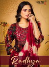 Radhya By Deecee Naira Cut Rayon Foil Printed Kurti With Bottom Dupatta Wholesale Market In Surat