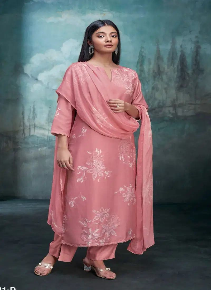 Rafqa 2131 By Ganga Pashmina Salwar Kameez Catalog