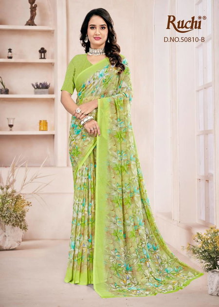 Ragaa Georgette 27 By Ruchi Printed Casual Wear Saree Best Wholesale Shop In Surat