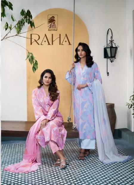 Raha By Sahiba Cotton Designer Salwar Suits Wholesale Suppliers In Mumbai Catalog