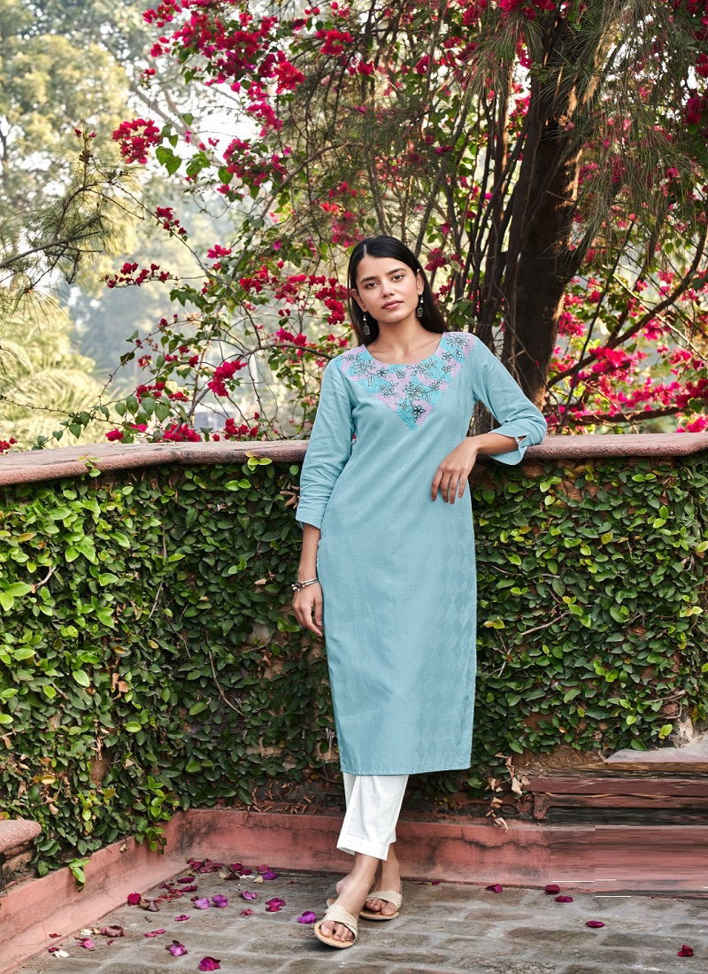 Raina By Four Buttons 3101-3106 Kurti With Bottom Catalog