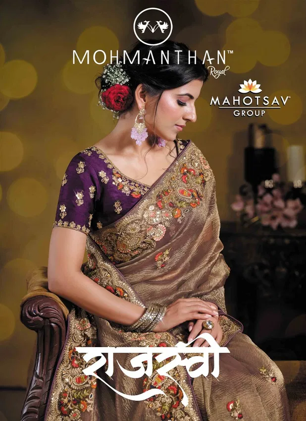 Rajasvi By Mahotsav Designer Wedding Wear Saree Wholesale Price