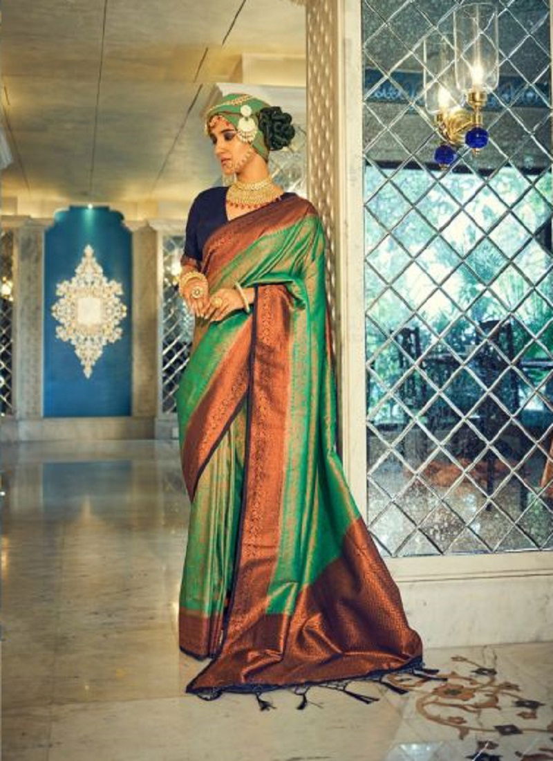 Rajpath Angelina Wedding Wear Silk With Dying Heavy Designer Saree Collection 