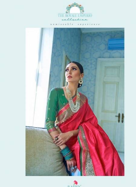 Rajtex Katariya Latest Designer Fancy Rich Look Bridal Wedding Party Wear Silk Saree Collection  