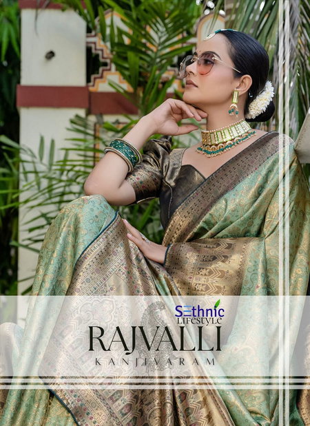 Rajvalli By Sethnic Kanjivaram Silk Wholesale Occasion Wear Saree Wholesale Market