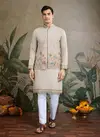 Rajwada Attire 1 by Shubhvastra Cotton Mens Kurta With Koti Wholesale In India