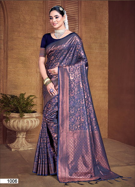 Rajwadi Vol 07 By Bunawat Wedding Wear Banarasi Silk Sarees Wholesale Price In Surat
