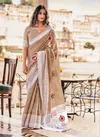 Rajyog Aadhik Fancy Ethnic Wear Linen Printed Saree Collection