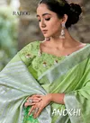 Rajyog Anokhi Fancy Silk Casual Daily Wear Latest Linen Saree Collection