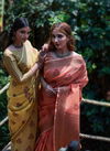 Rajyog Swaruchi Latest Fancy Designer Casual Wear Silk Soft Linen Saree Collection
