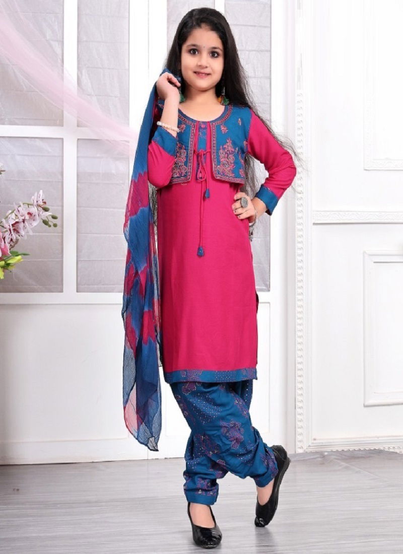 Rakhi 8015 Kids Readymade Girls Wear Catalog