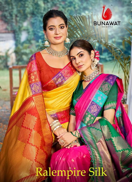 Ralempire Silk By Bunawat Silk Wedding Wear Saree Wholesale In India Catalog