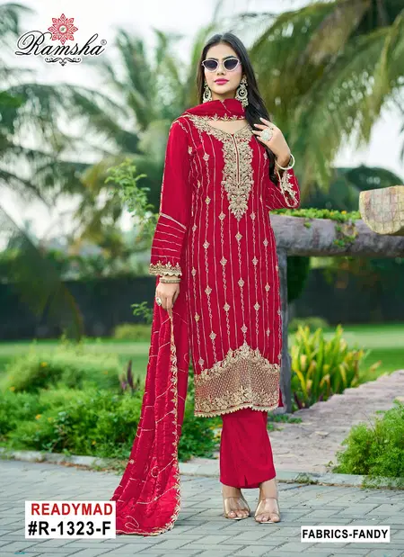 Ramsha 1323 nx Fandy Wholesale Pakistani Readymade Suits Suppliers In Mumbai
