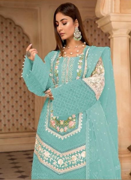 Ramsha R 1050 I To L Organza Pakistani Readymade Suits Wholesale Price In Surat
