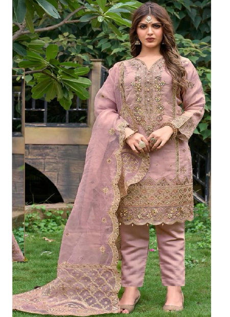 Ramsha R 1099 Organza Pakistani Readymade Suits Catalog