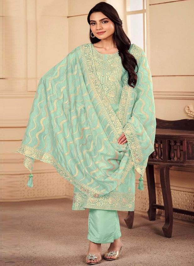 Ramsha R 1196 nx Organza Embroidery Pakistani Suits Wholesale Shop In Surat