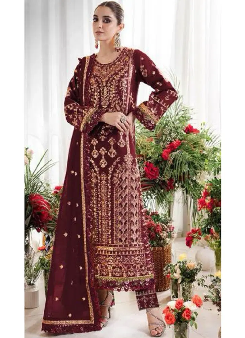 Ramsha R 1207 Nx Pakistani Velvet Readymade Suits Suppliers In India Catalog