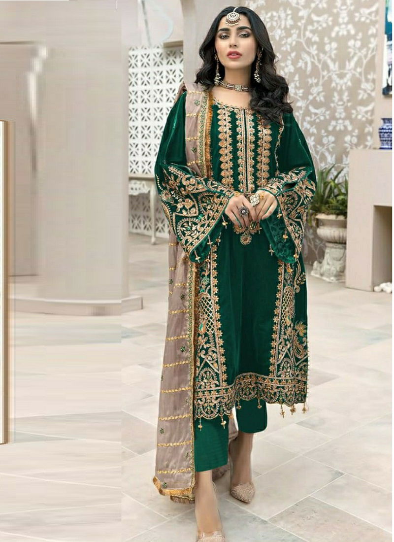 Ramsha R 545 Exclusive Wear Wholesale Pakistani Salwar Suits Catalog