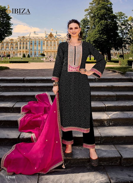 Rang Bandhej By Ibiza Russian Designer Salwar Kameez Wholesale Price In Surat
