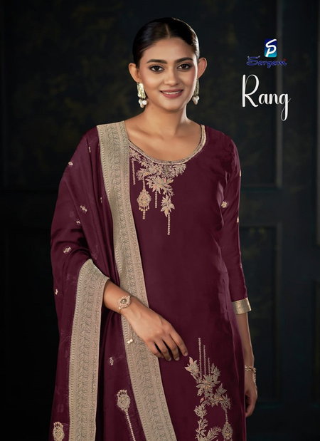 Rang By Sargam Viscose Woven Silk Wholesale Designer Salwar Suit In India
