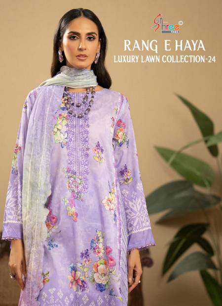 Rang E Haya Luxury Lawn Collection Vol 01 By Shree Pure Cotton Pakistani Suits Wholesale Market In Surat
  Catalog