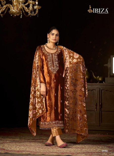 Rang E Tyauhaar By Ibiza Viscose Velvet Designer Salwar Suits Wholesale Online