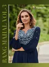 Rang Mahal Vol 3 By Vamika Nx Rayon Ladies Tunic Top Wholesale Shop In Surat