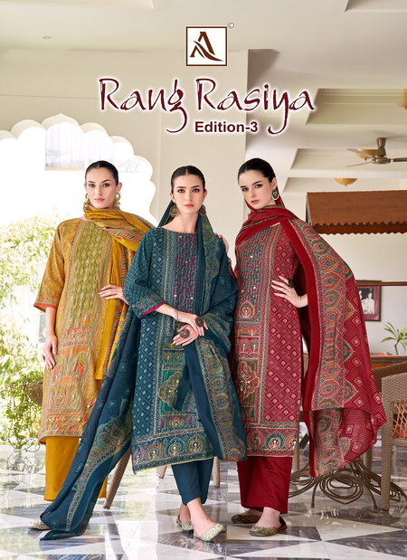 Rang Rasiya Edition 3 By Alok Suit Modal Printed Wholesale Dress Material In India
