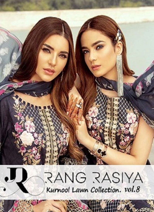 Rang Rasiya Kurnool Lawn Collection 8 Latest fancy Casual Wear Karachi Printed Dress Materials Collection
