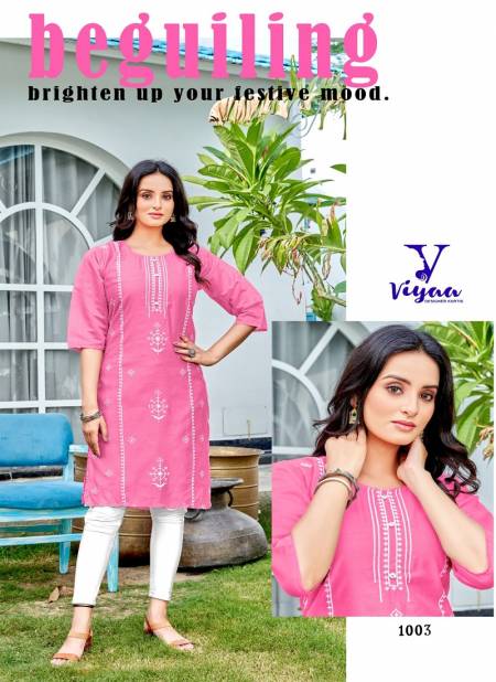 Rang Rasiya V1 By Viyaa Modal Chanderi Designer Kurtis Catalog Catalog