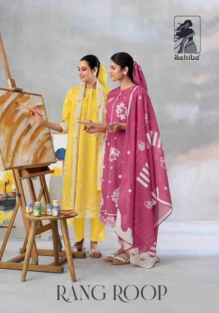 Rang Roop By Sahiba Lawn Cotton Printed Wholesale Dress Material In India