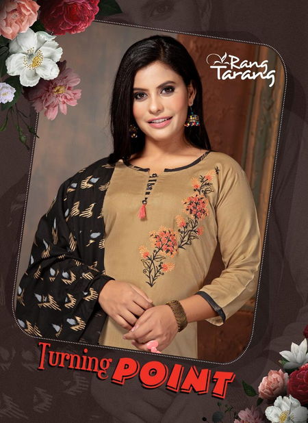 Rang Tarang Turning Point Latest Designer Regular Wear Rayon Ready Made Salwar Suit Collection  Catalog