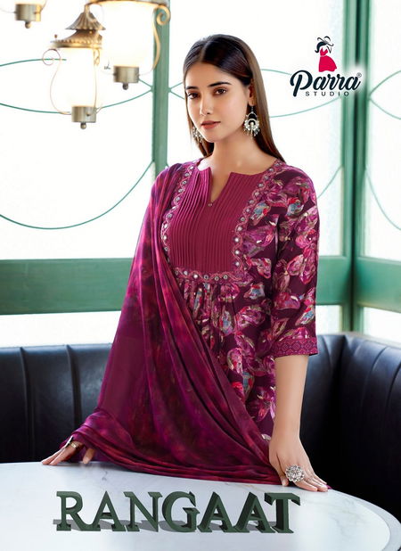 Rangaat By Parra Studio Viscose Designer Kurti With Bottom Dupatta Wholesale Shop In Surat
 Catalog