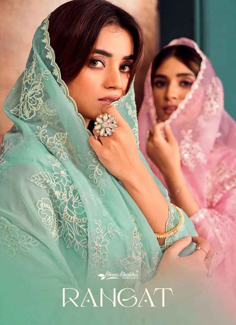 Rangat By Shree Shalika Organza Designer Salwar Kameez Wholesale Price Catalog