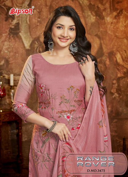 Range Rover 3475 By Bipson Viscose Muslin Dress Material Wholesale Market In Surat