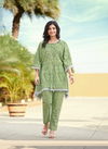 Rangjyot Eliza Kaftan Stylish Ethnic Wear Cotton Kurti With Bottom Collection
