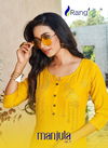 Rangjyot Manjula 1 Latest Fancy Designer Heavy Rayon Casual Wear Kurti With Bottom Collection
