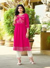 Rangjyot Mariya 3 Classic Heavy Ethnic Wear Rayon Kurti With Pant Collection