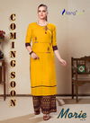 RANGJYOT MORIE VOL-1 Latest fancy Ethnic Wear Heavy rayon With embroidery work Kurtis Collection