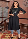 Rangmaya Preshti Fancy Wear Ethnic Wear Rayon Long Designer Kurtis Collection
