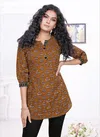 Rangoon By Aarvi Lawn Cotton Short Ladies Top Wholesale Market in Surat

