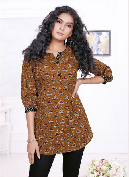 Rangoon By Aarvi Lawn Cotton Short Ladies Top Wholesale Market in Surat
 Catalog