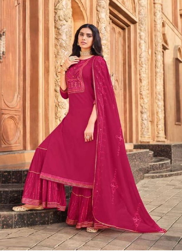 Rangoon Ghoomar Dark Heavy Cotton Festive Wear Ready Made Suit Collection