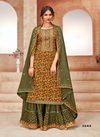 Rangoon Naira Exclusive Cotton Embroidery Work Heavy Wedding Wear Ready Made Collection
