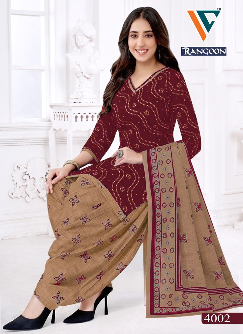 Rangoon Vol 4 By Vandana C Printed Cotton Dress Material Wholesale Price In Surat
 Catalog