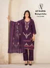 Rangrekha By Afsana Jam Cotton Embroidery Kurti With Bottom Dupatta Orders In India