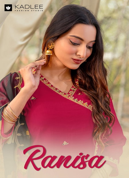 Ranisa By Kadlee Viscose Weaving Kurti With Bottom Dupatta Wholesale Online